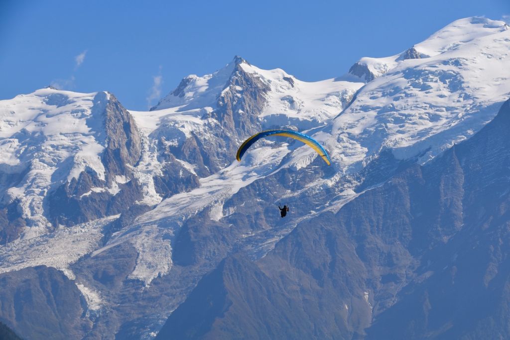 Mont-Blanc- parapentiste